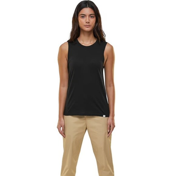 Women's Barranco Sleeveless Top in Black by Vallier, size L - Picture 1 of 5